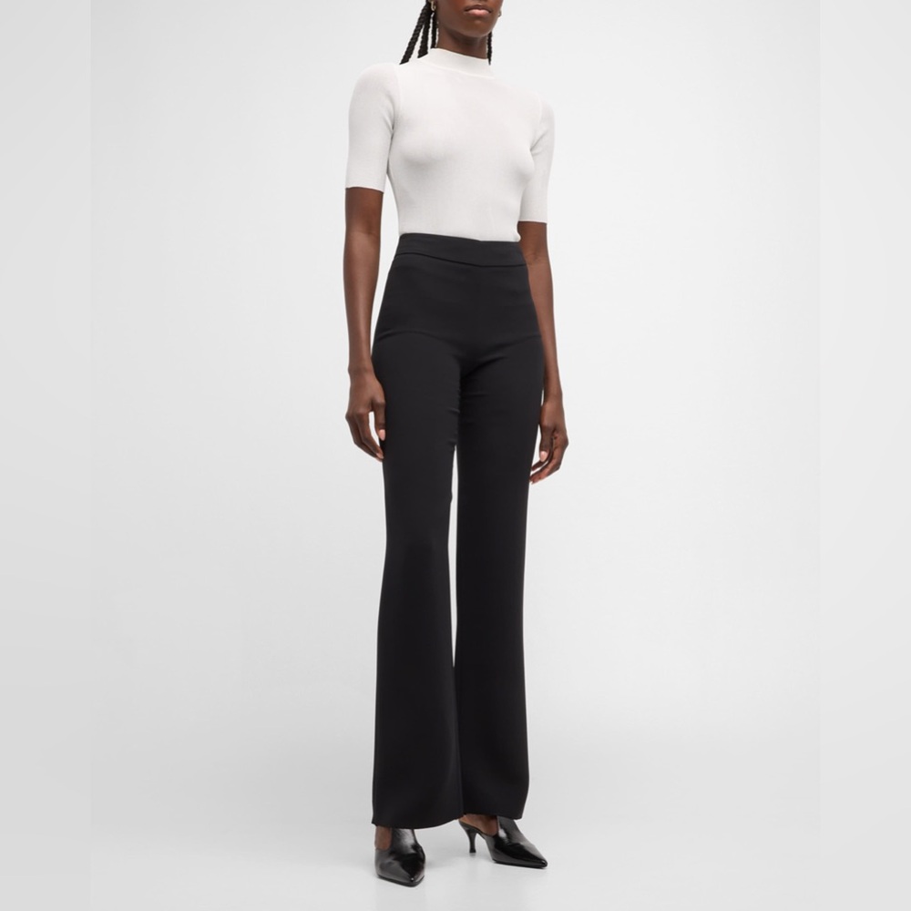 Giorgio Armani Classic Black Straight Leg Pants